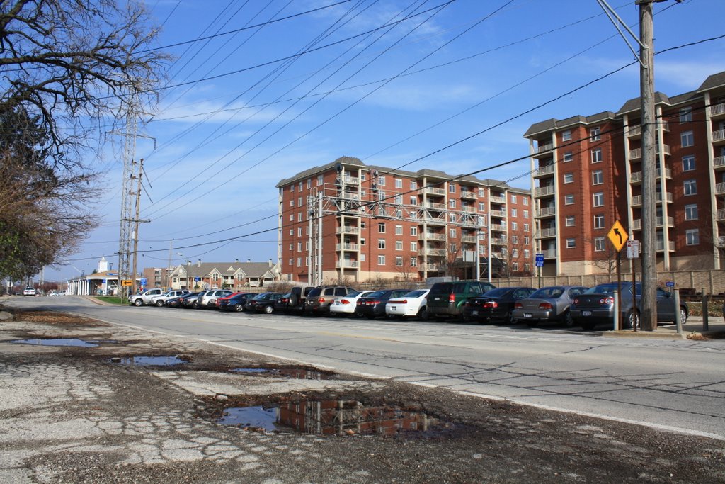 Train station and The Woodlands