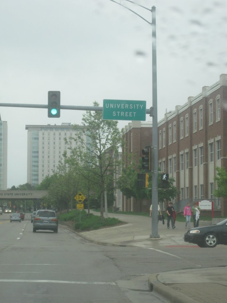 Looking towards Illinios State University