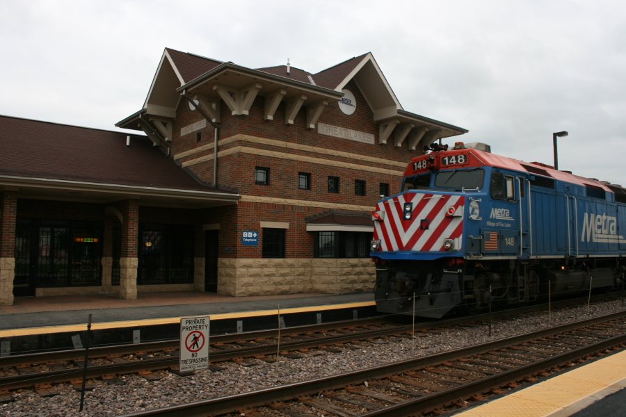 Great Lakes Train Station.