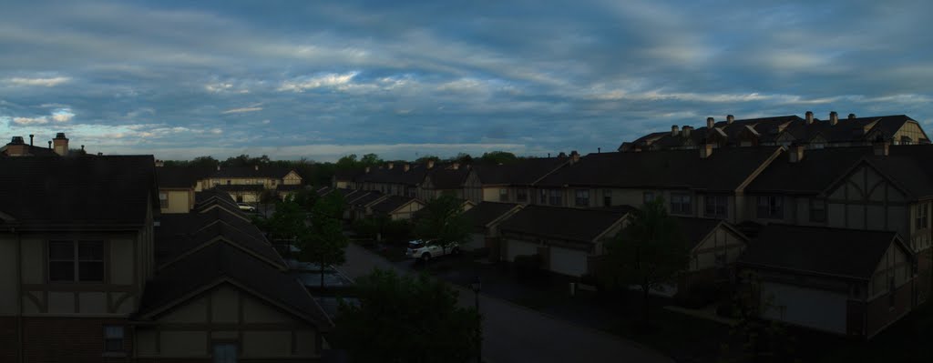 Sunrise Panorama of Suburbia