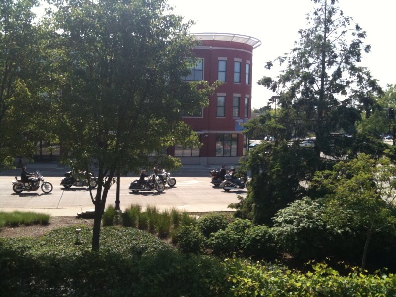 Shermer Road view from 1st St Northbrook