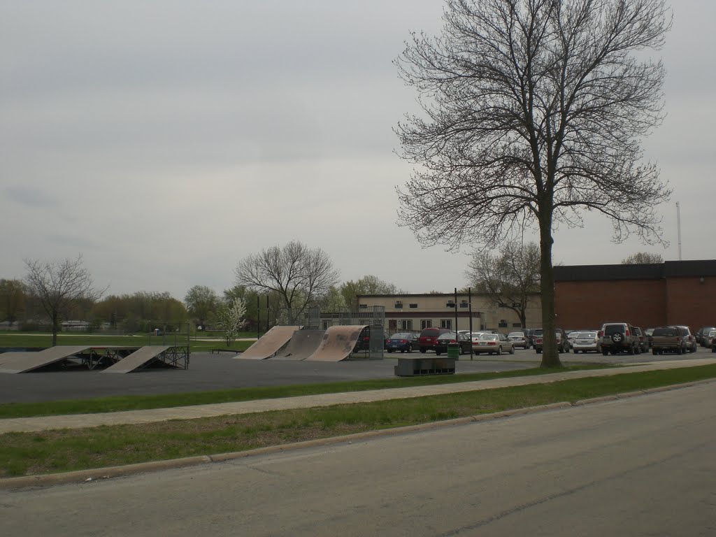 Park Outside Forest Trail Middle school