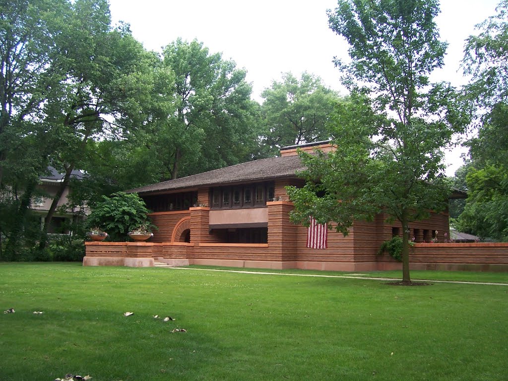 ,Frank Lloyd Wright,  A. B. Heurtley House, Oak Park Ill.