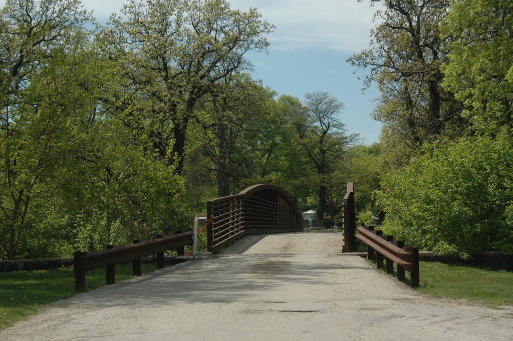 Forest Home Cemetery Bridge -  "May Your Crossing Be Blessed With Eternal Rest"