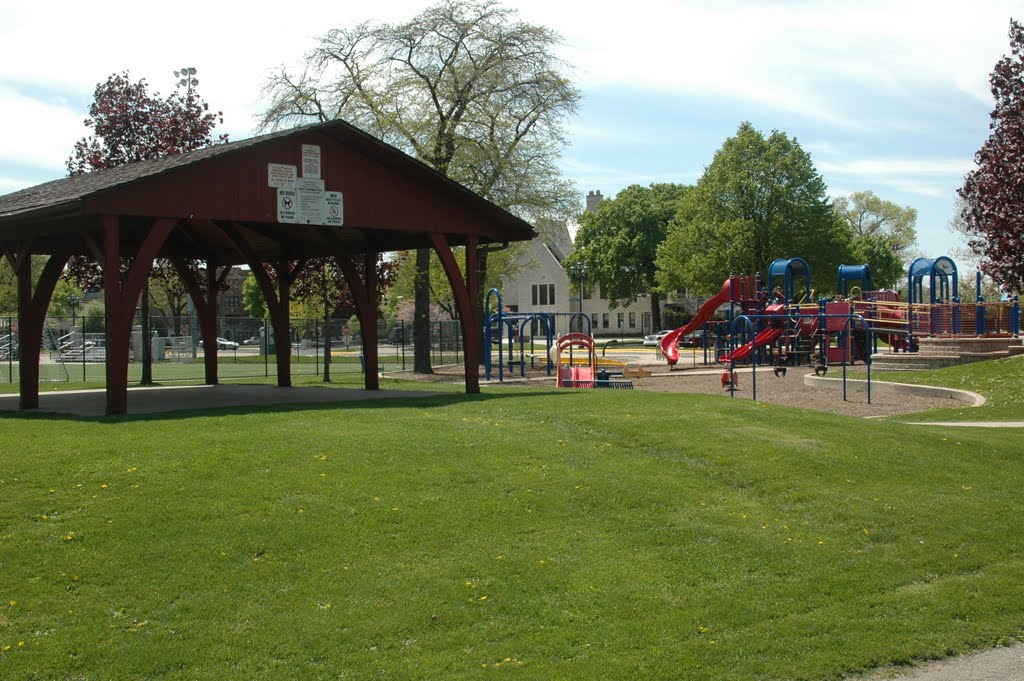 Forest Park, IL - The Pavilion and Playground