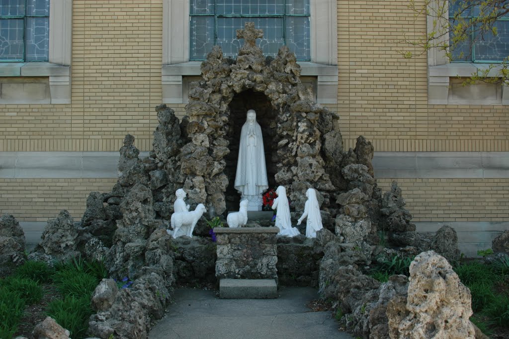 Forest Park, IL - Grotto of the Virgin Mary, St. Bernadine Catholic Church