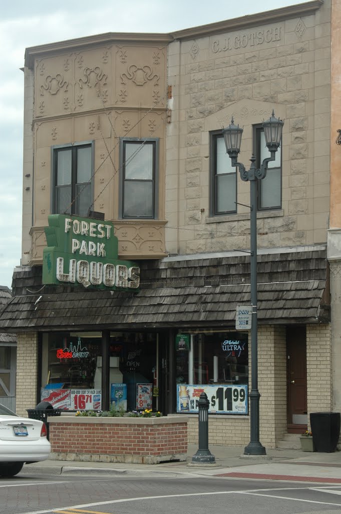 Forest Park, IL - Madison St., Forest Park Liquors