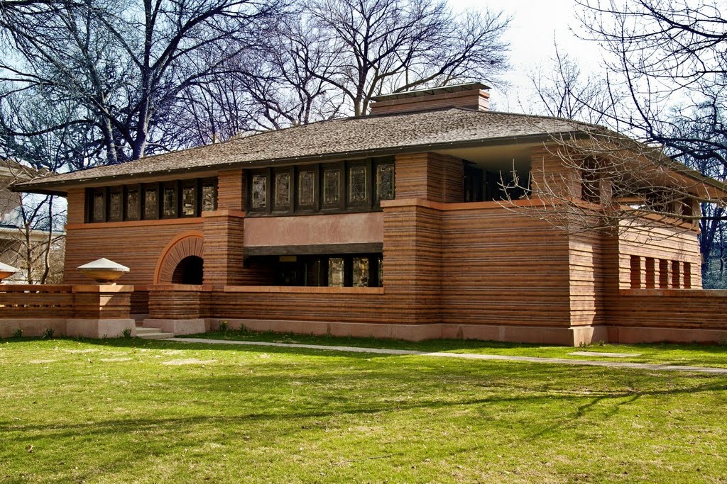 Frank Lloyd Historical District, Harry S Adams House (1913), 710 Augusta Blvd Oak Park,IL