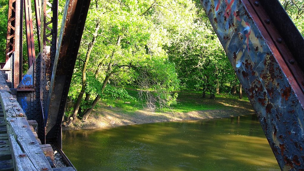Railroad Trestle on Des Plaines River