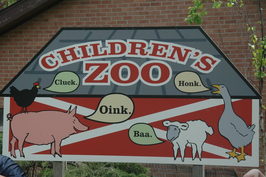 Brookfield Zoo sign for the Childrens Zoo