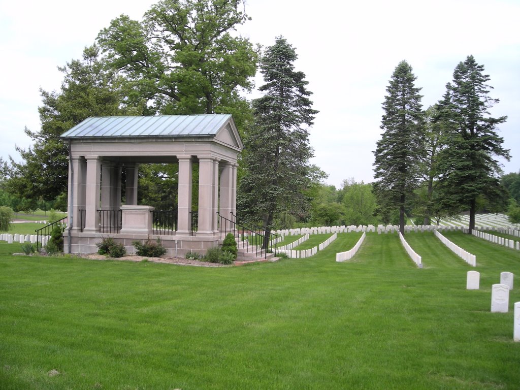 Gazzebo at Camp Butler National Cemetary
