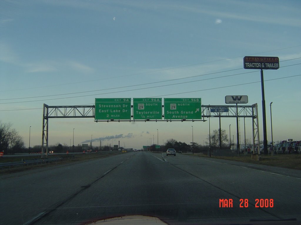 S. Grand exit from interstate 55