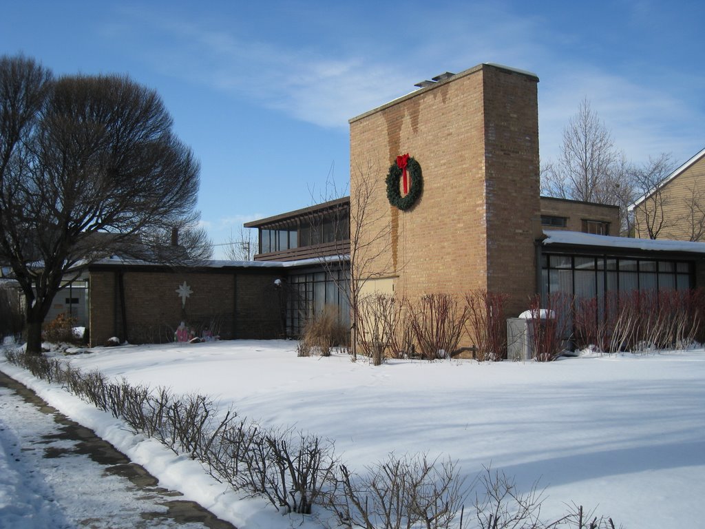 Dr. Aaron Heimbach House by Bertrand Goldberg