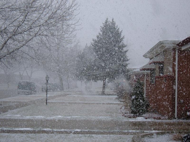 SNOWING
