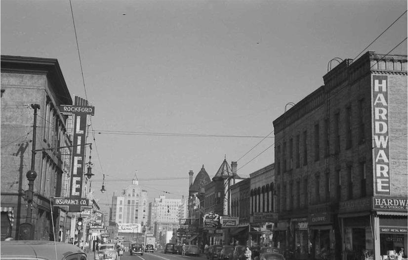 1940s  Looking down East State (A Bob Anderson original.)