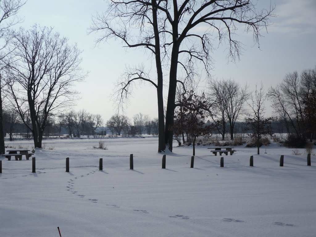 Ferson Creek Park in the Winter