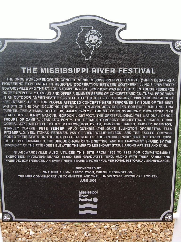 Former site of The Mississippi River Festival