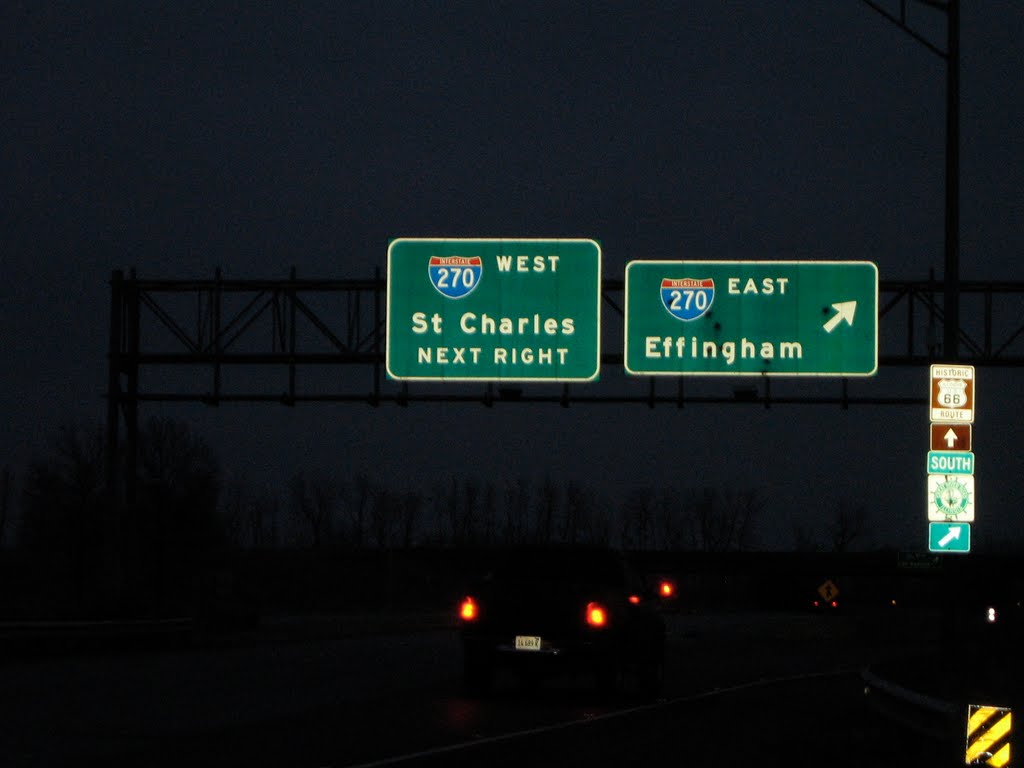 Freeway Signs to I-270
