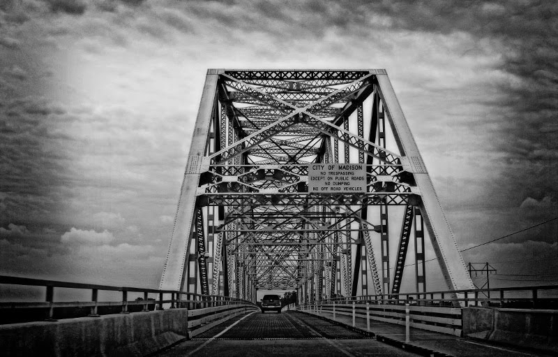 Old Chain of Rocks Canal Highway Bridge - Built 1949