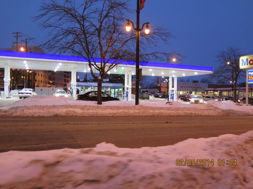 Mobil Gas Station-Dempster Av-Skokie,IL