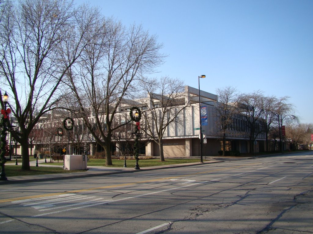 "Public Library"@ Oakton & Laramie: Downtown Skokie