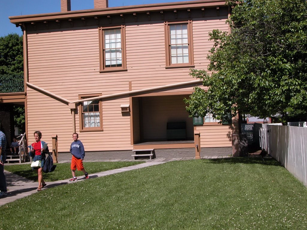 Lincoln Home National Historic Site (Rear View), 8th & Jackson Streets, Springfield, Illinois