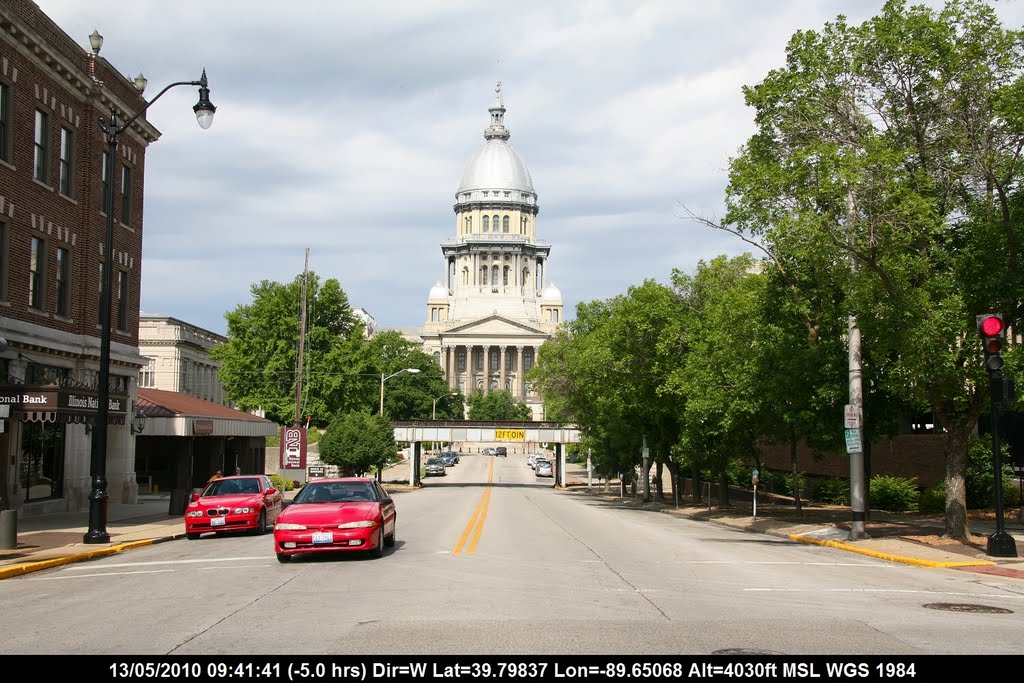 Route 66 - Illinois - Springfield - Capitol of the State of Illinois