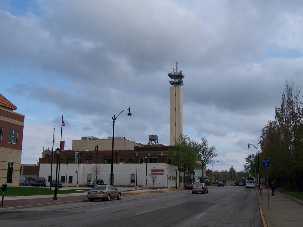 Tower in downtown Springfield