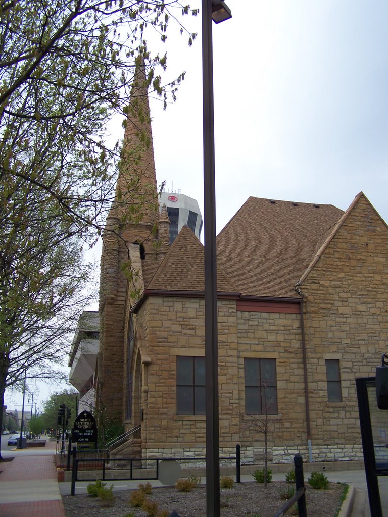 Church next to Lincoln Home Visitor Center