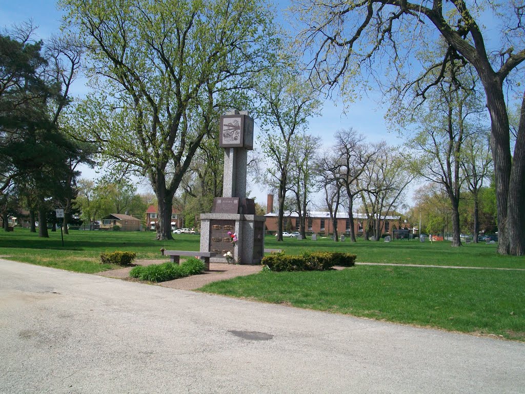 Memorial at cemetery