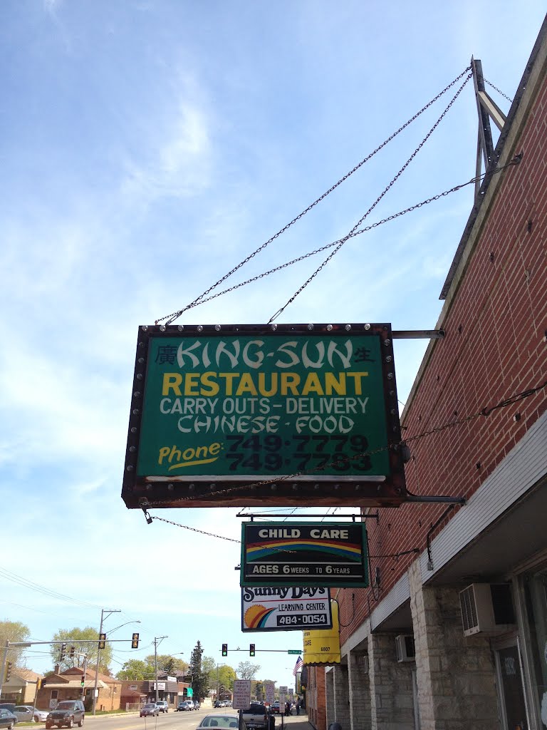 View of King Sun restaurant