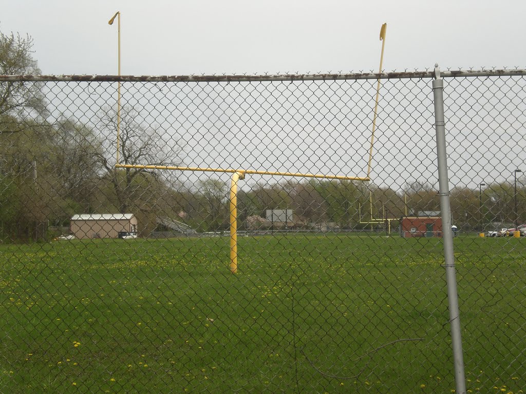 Lopsided goal post