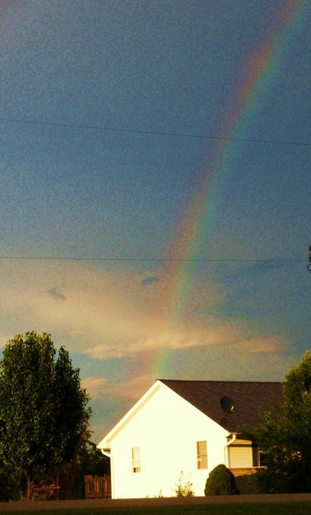 End of Rainbow at My Neighbors house