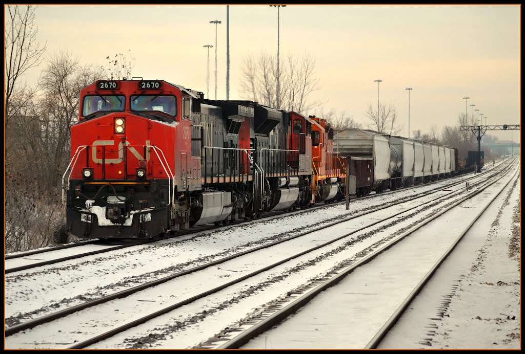 CN  at Harvey From &quot;City of New Orleans&quot;  a few miles from  Homewood IL
