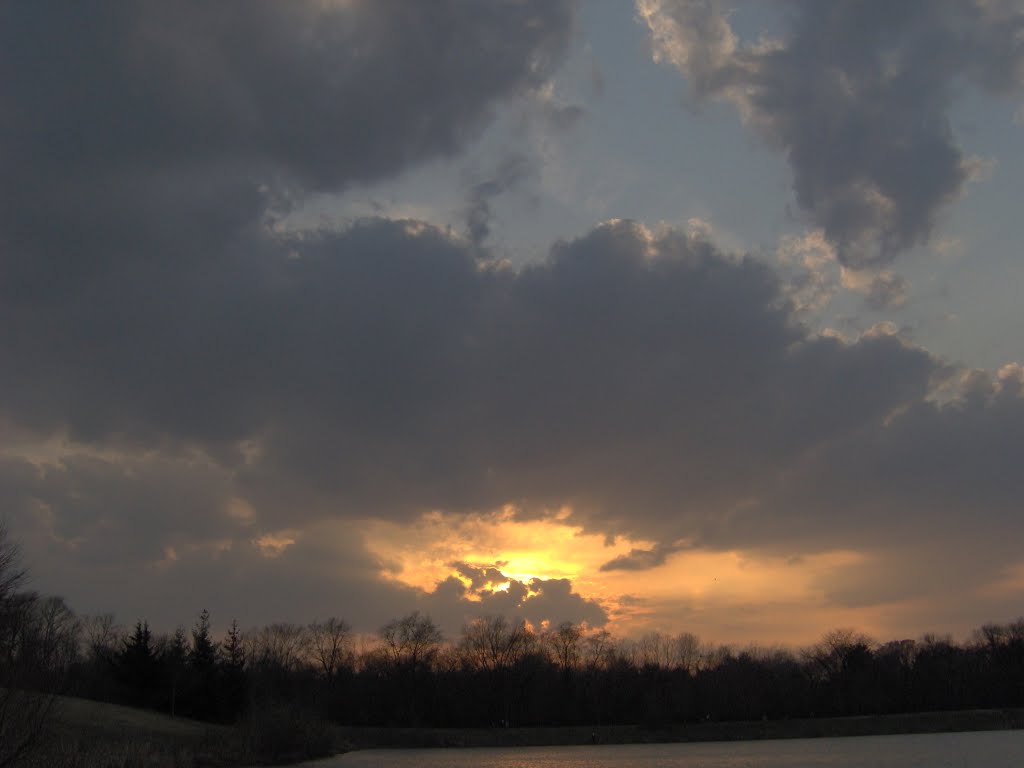 Buamann Park Lake Sunset
