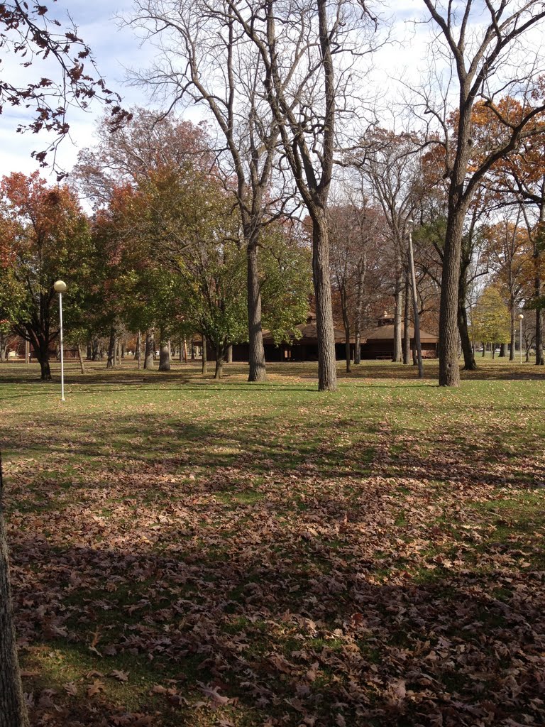 Far east end of the Anderson University campus and Church of God Ministries campground.