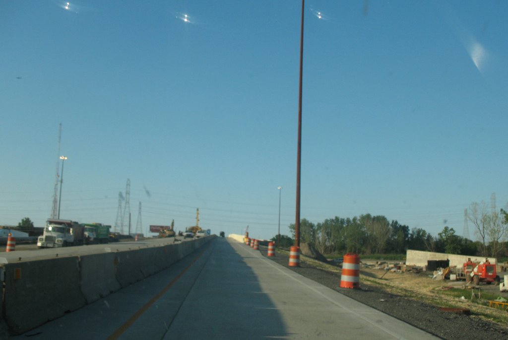 One lane on 65
