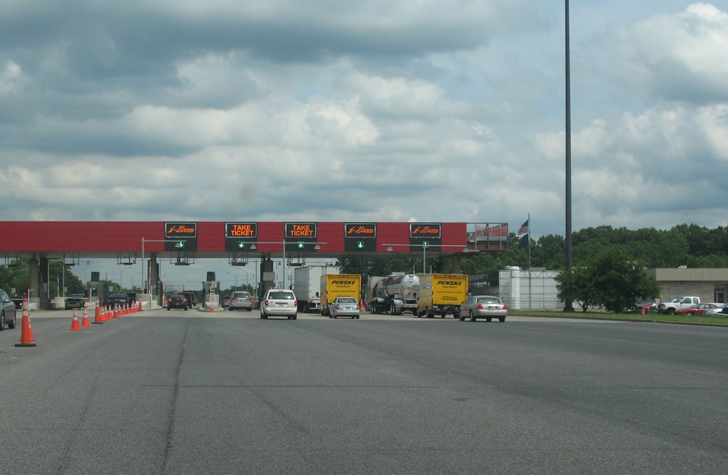 Indiana toll plaza