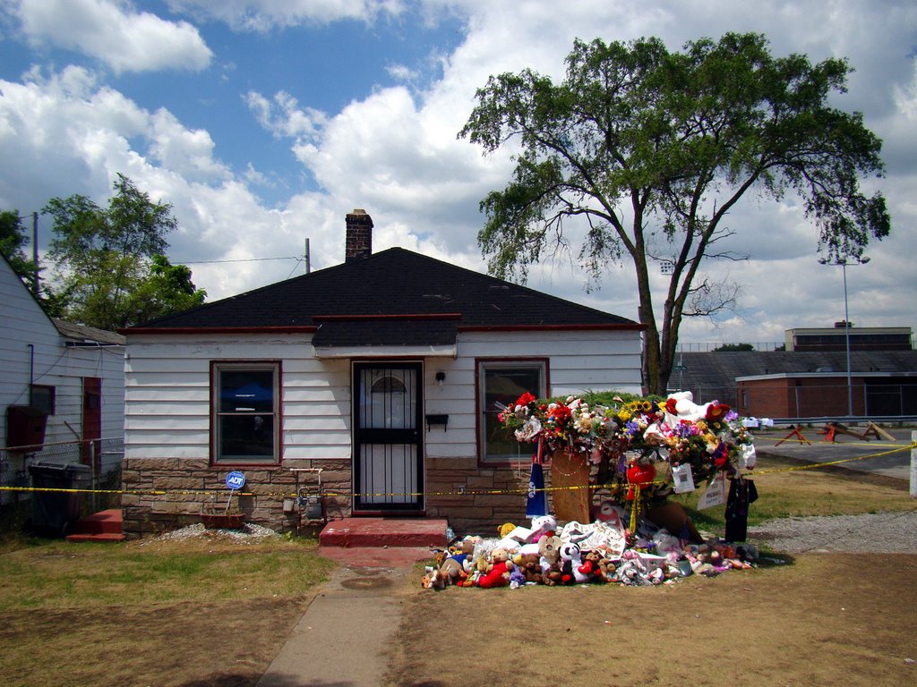 DSC04553 Michael Jacksons Birth Place  7/25/09 - W view