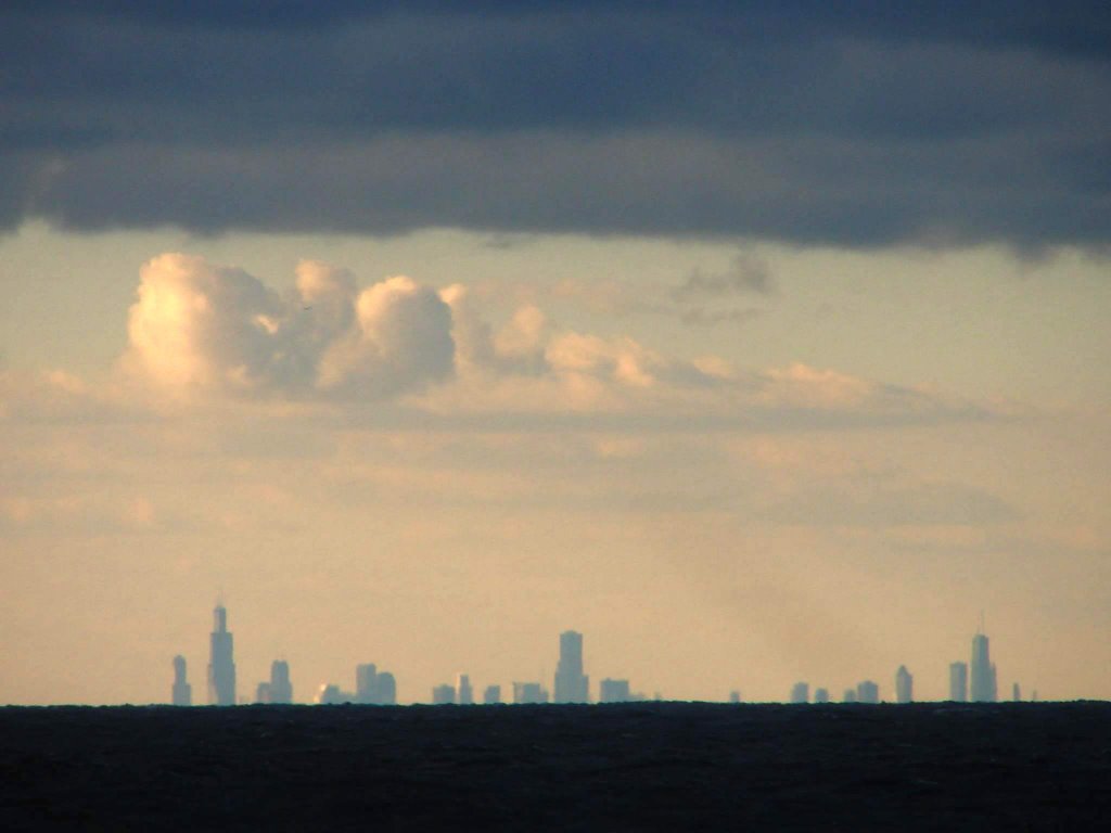 DSC01881ns Chicago from Indiana Dunes - 11/19/06 NW view