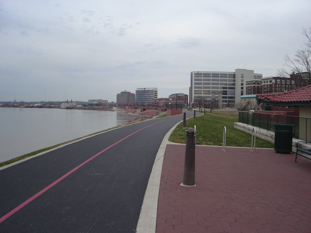 bike path looking west