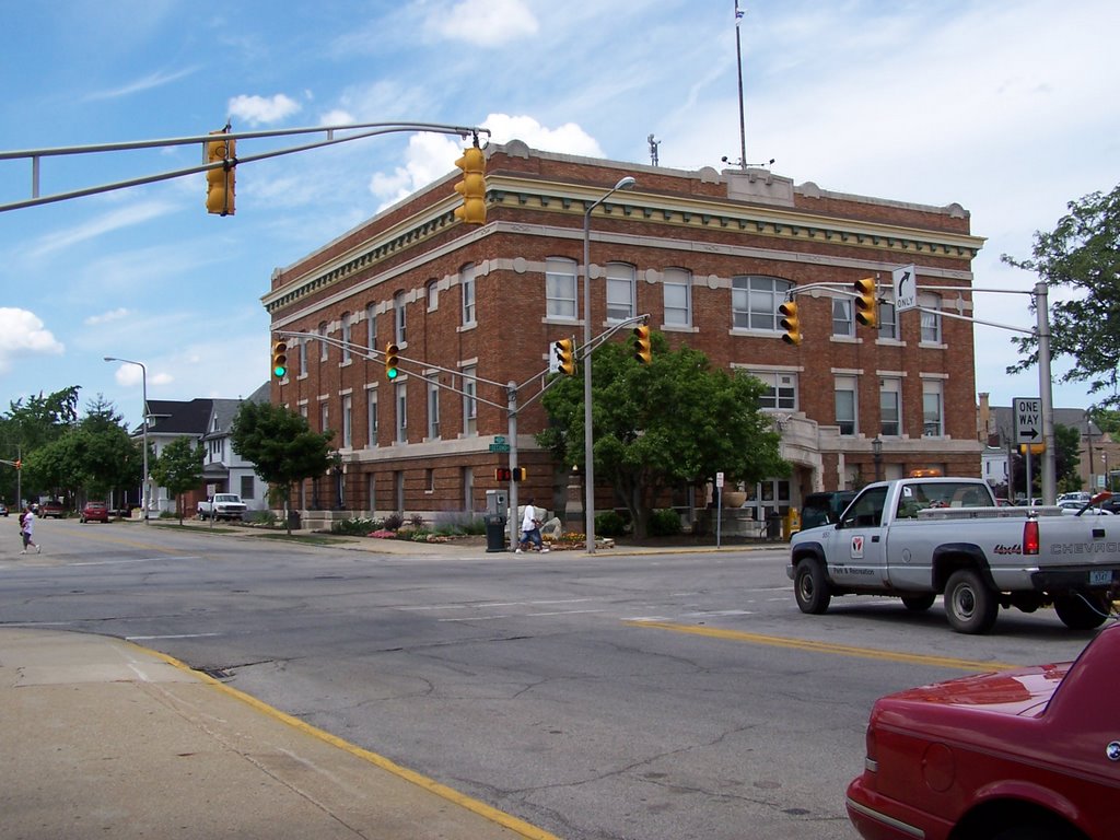 High and Second Streets, Elkhart, Indiana, July 2009