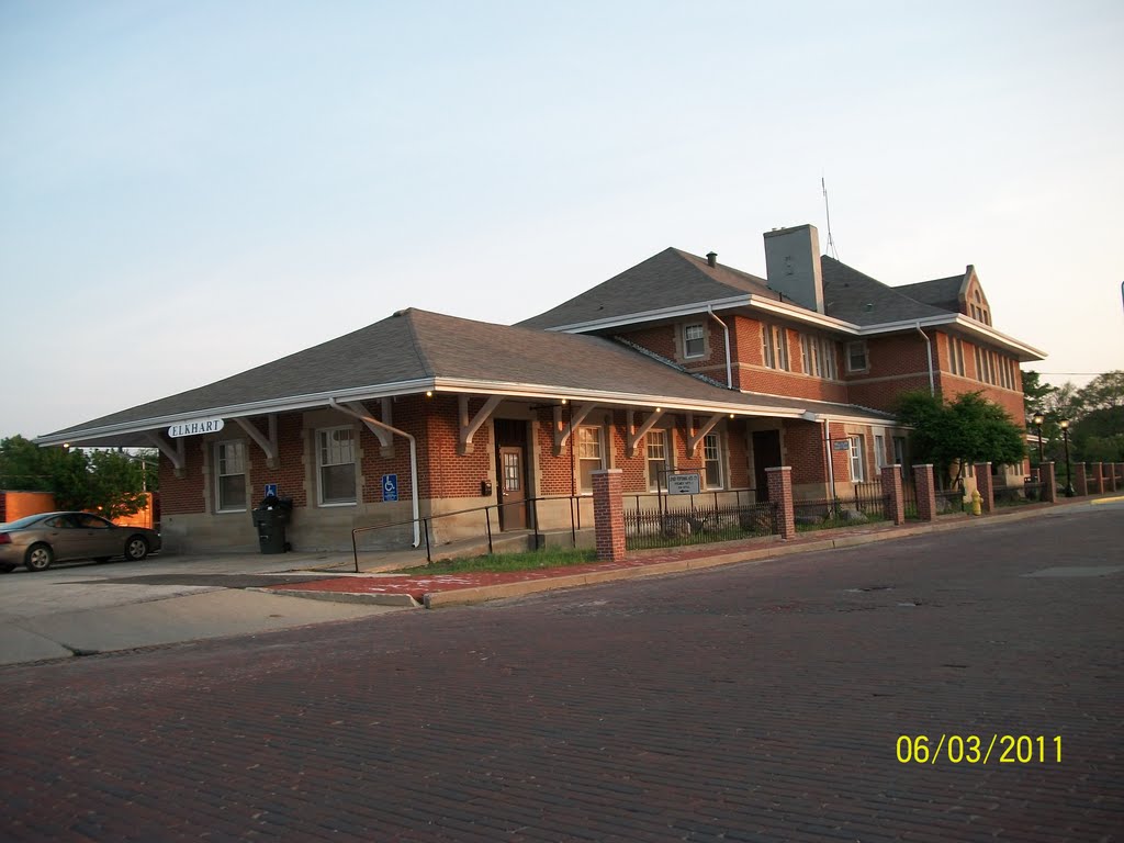 Train passenger depot; Elkhart, IN