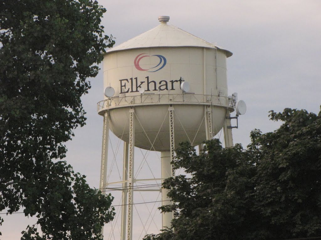Elkhart water tower