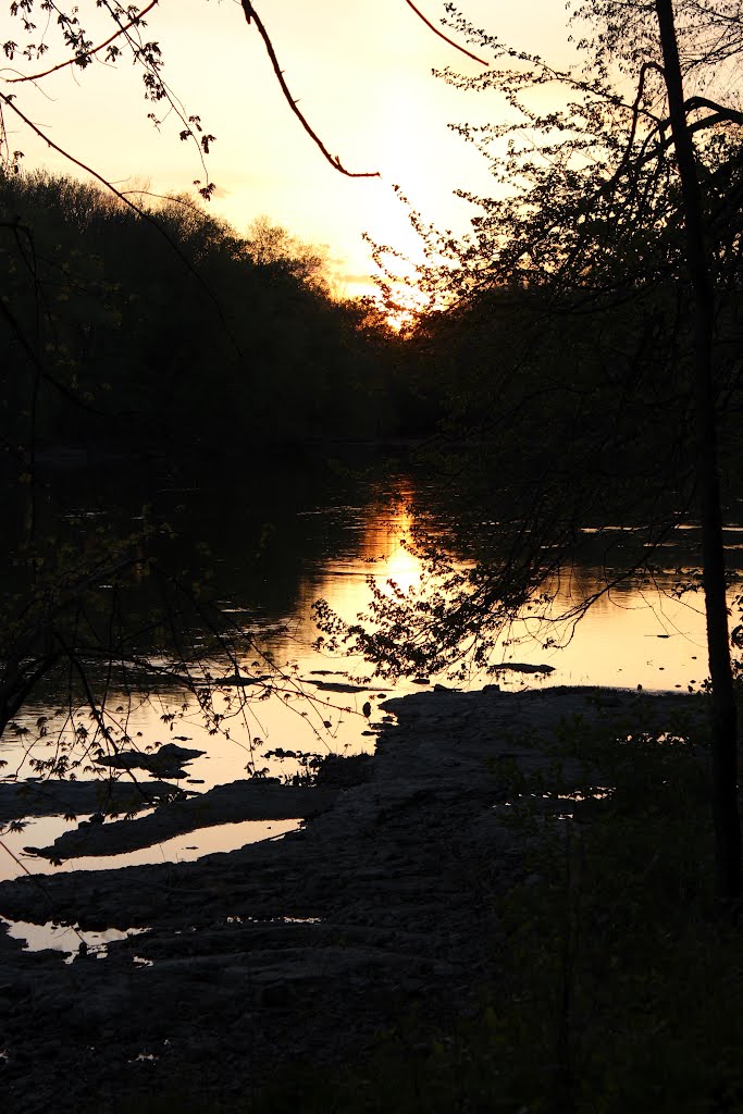 Sunset on the Wabash