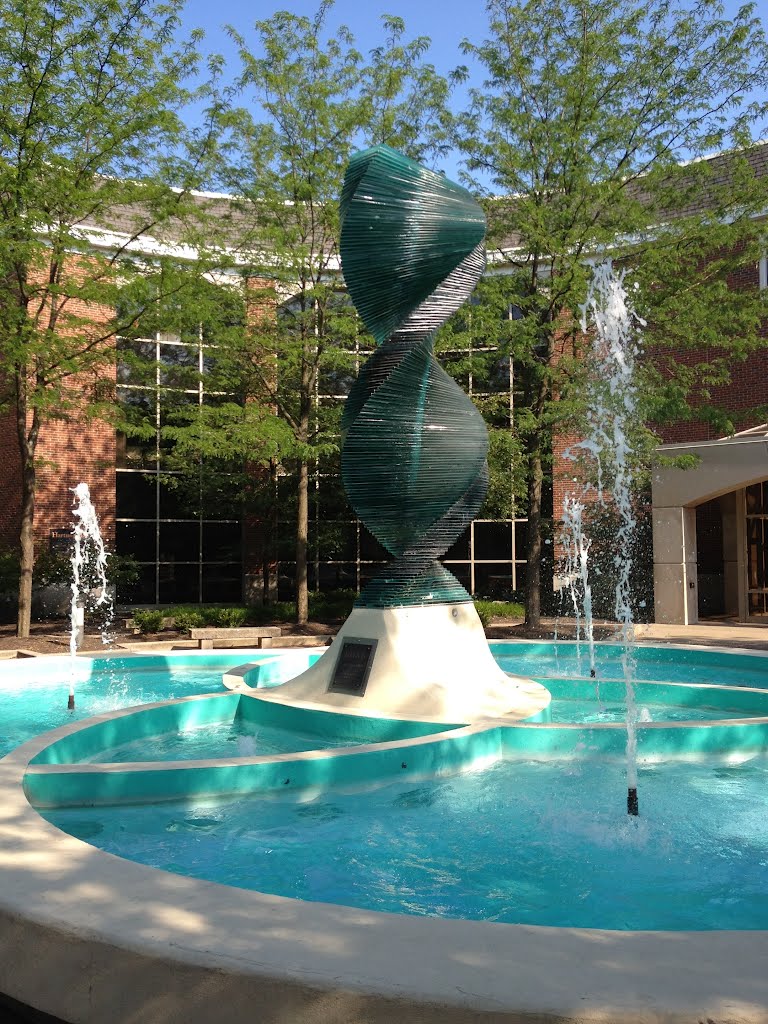 Helios Fountain at Anderson University