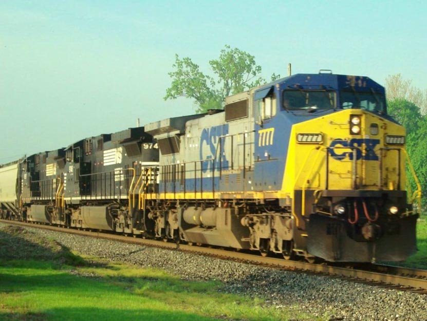 CSX engine on the NS Marion Branch