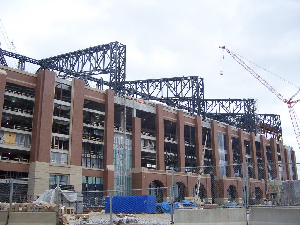 Under construction Lucas Oil Stadium
