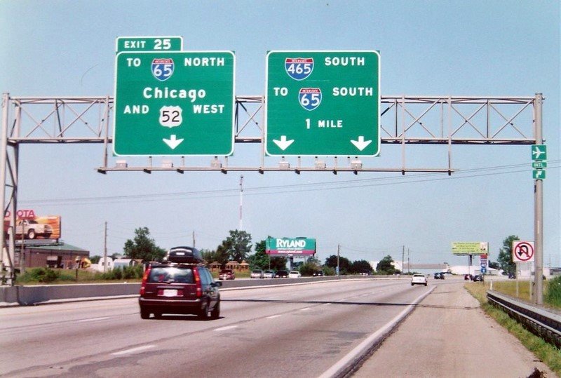 EE UU Salida de Indianápolis a Chicago