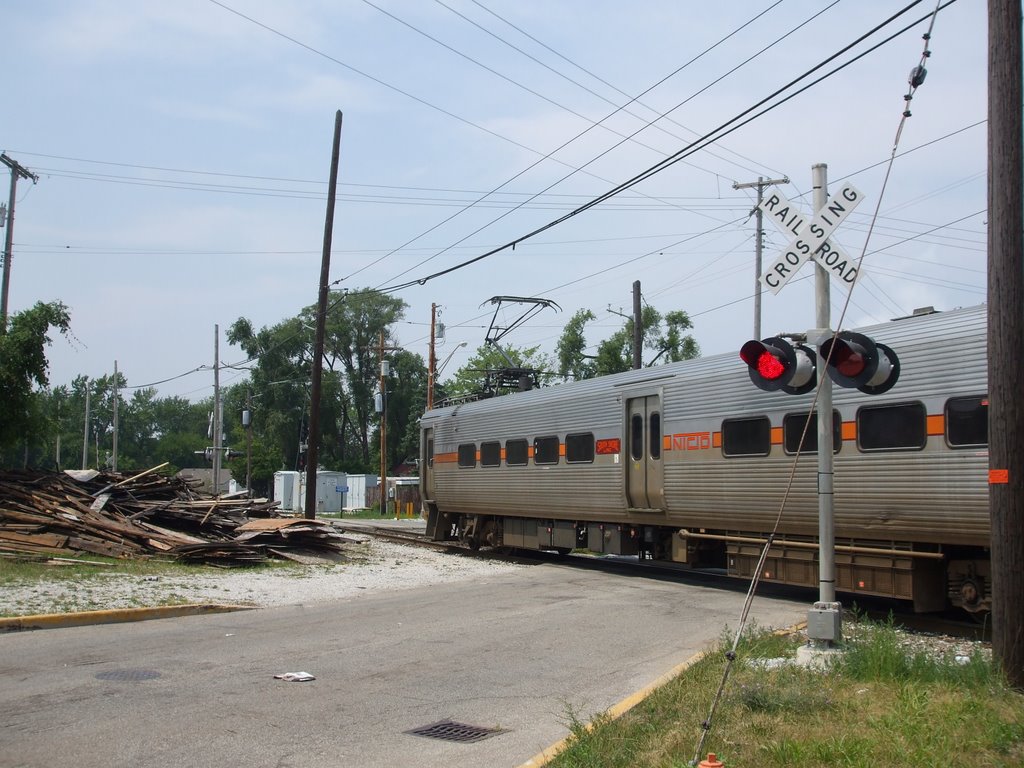 South Shore Line through Michigan City